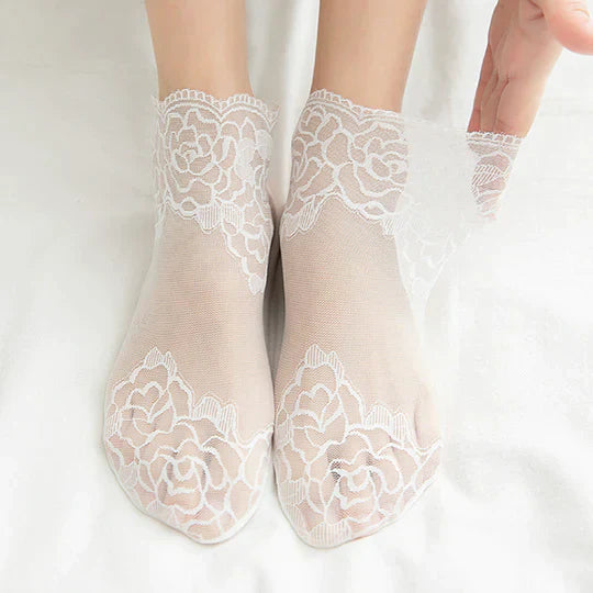 VeloraLace™ — Beseitigt wunde, unter Druck stehende Füße durch weiche Nylonsocken mit sanfter Unterstützung