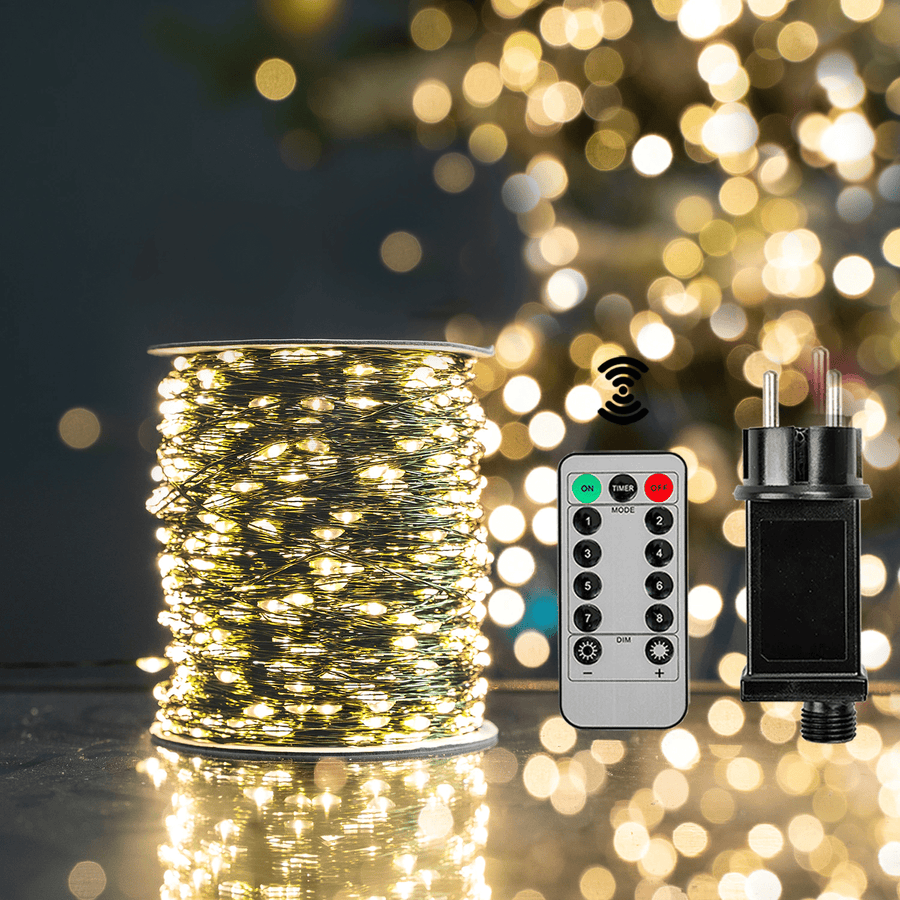 LuminaLuxe™ Kupferdrahtlichter – Schaffe Gemütliche Magie mit Mühelosem Glanz & Endlosem Charme