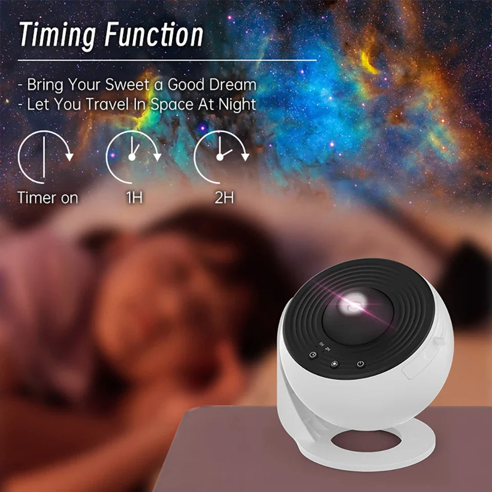 CosmoDreamer™ | 12-in-1-Sternen- und Galaxienprojektor: Universum erleben