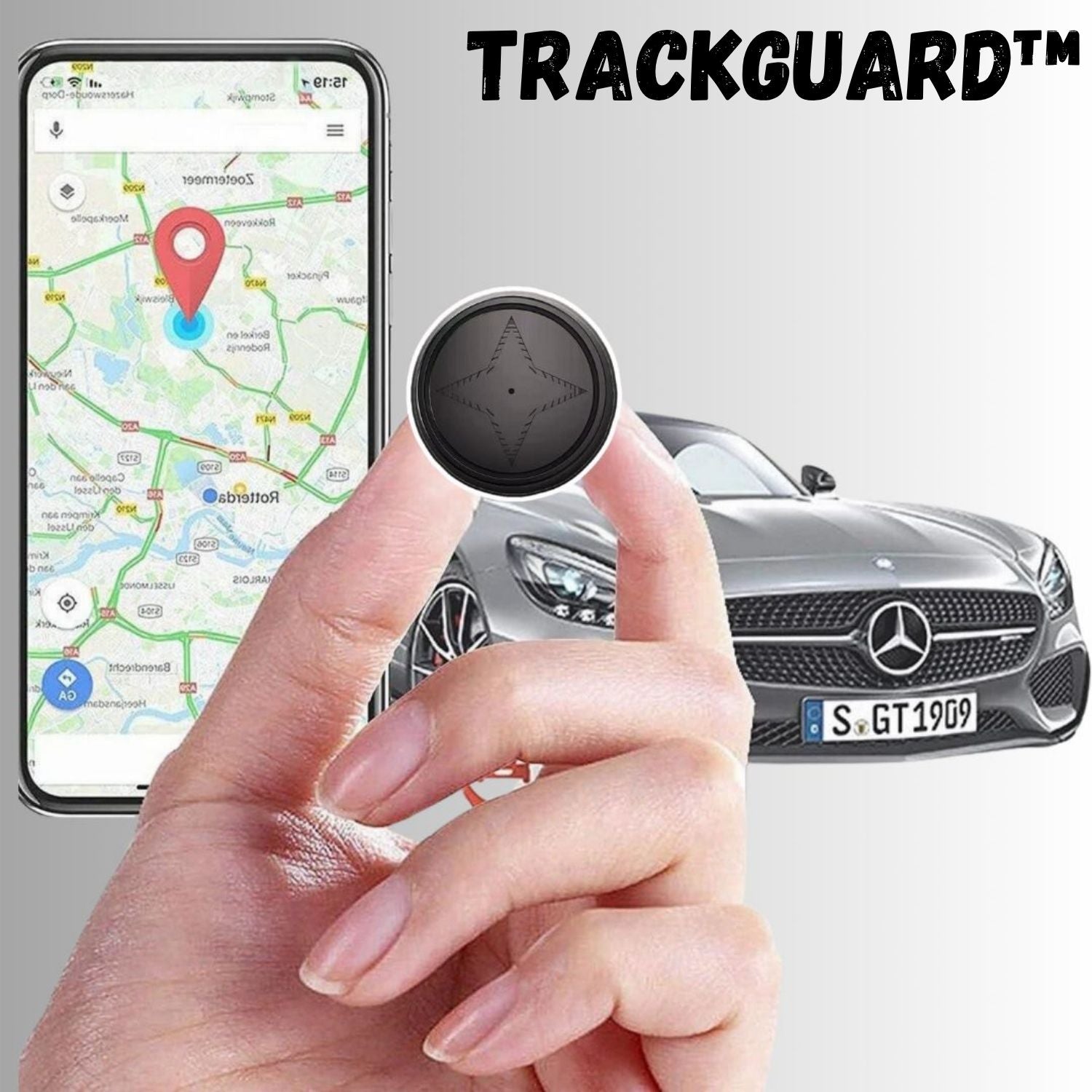 TrackGuard™ – Mini GPS-Tracker | Magnetische Befestigung | Echtzeit-Ortung