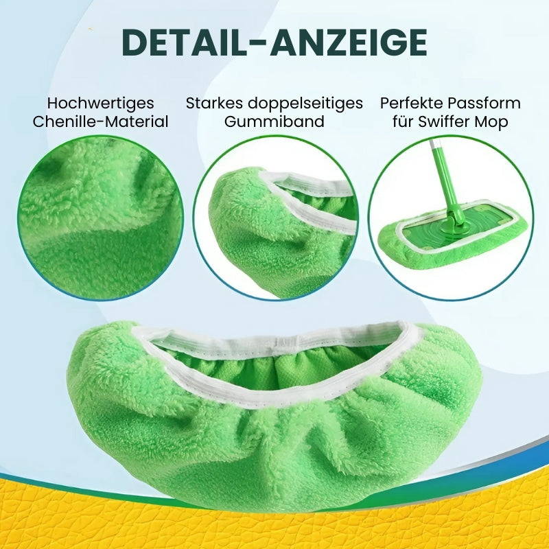 2+2 Gratis | Wiederverwendbare Mopps für Swiffer Sweeper™ - Dauerhafte Reinigungskraft