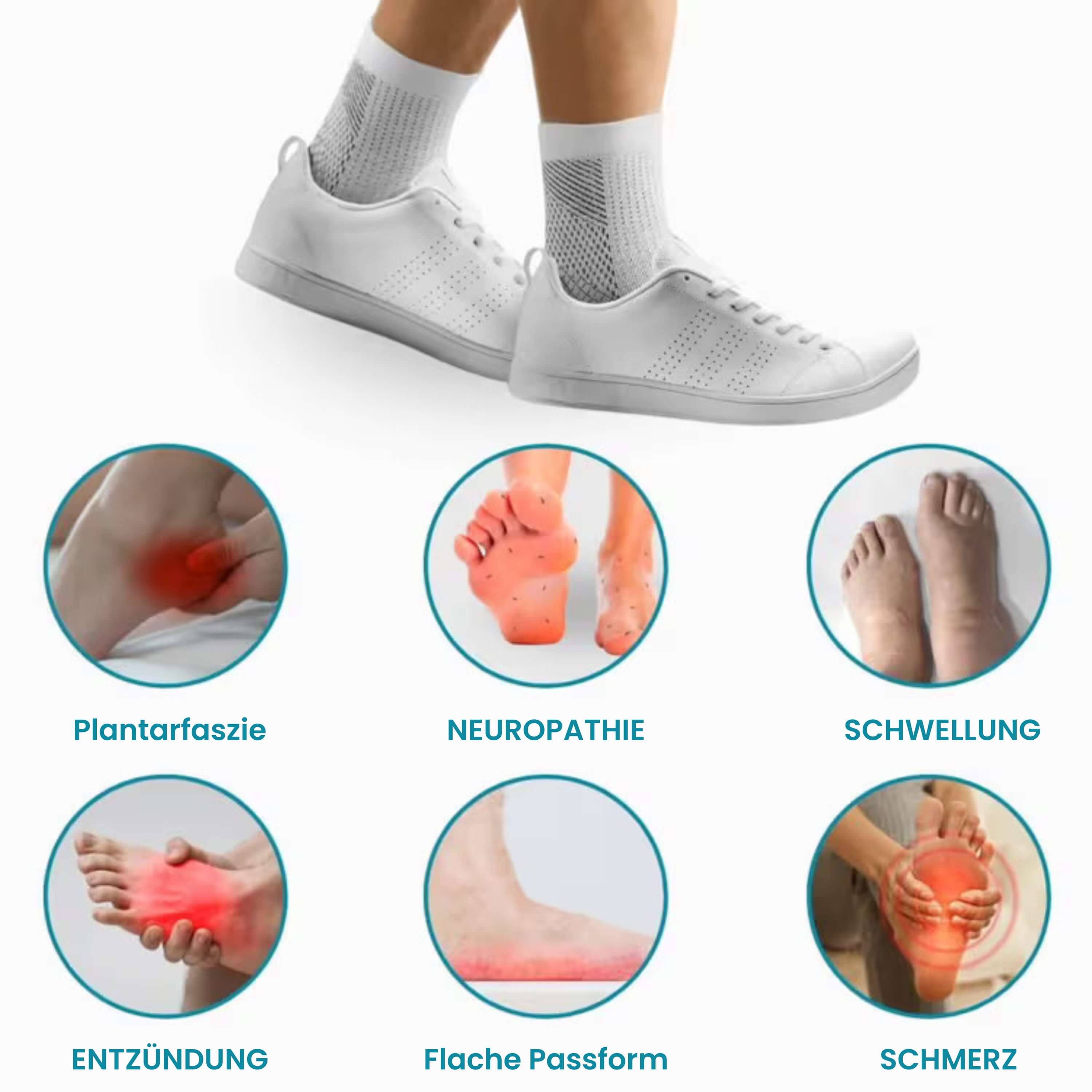 1+1 GRATIS | SootheSock - Schmerzhafte, geschwollene Füße ade