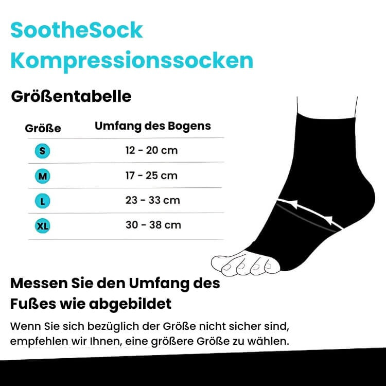 1+1 GRATIS | SootheSock - Schmerzhafte, geschwollene Füße ade