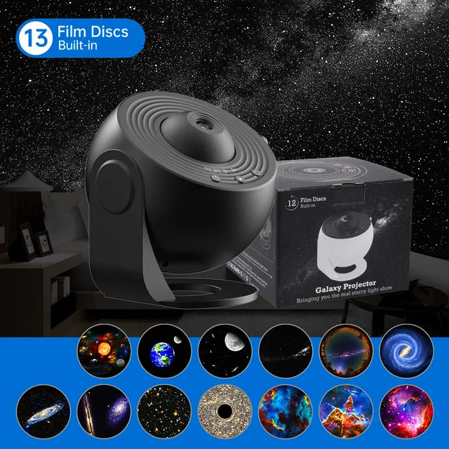CosmoDreamer™ | 12-in-1-Sternen- und Galaxienprojektor: Universum erleben