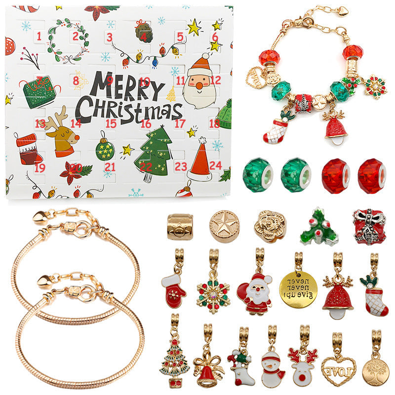 Adventella™ - DIY 24 Tage Weihnachts-Countdown-Kalender-Armbandset