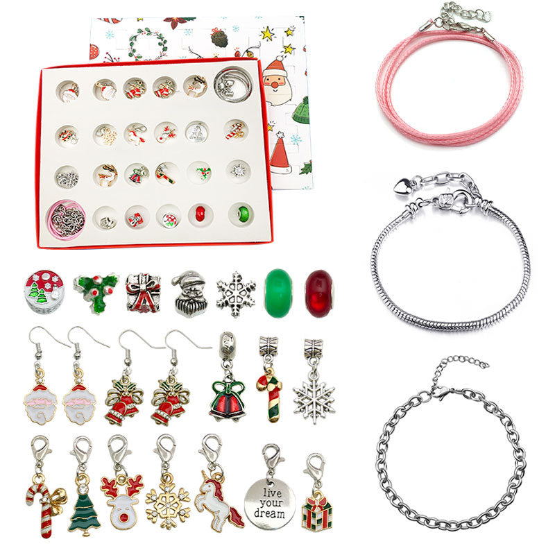 Adventella™ - DIY 24 Tage Weihnachts-Countdown-Kalender-Armbandset