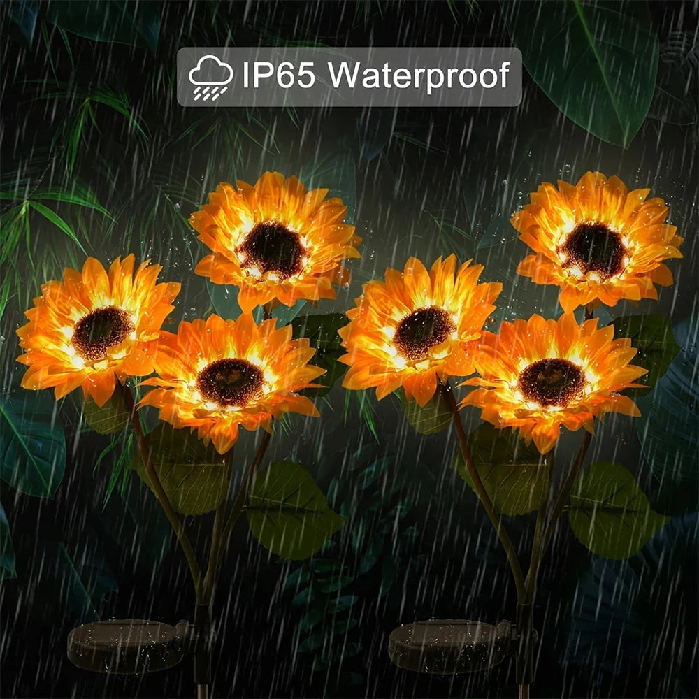 1+1 GRATIS | SolarBloom™ Sonnenblumen-LED-Solarleuchten