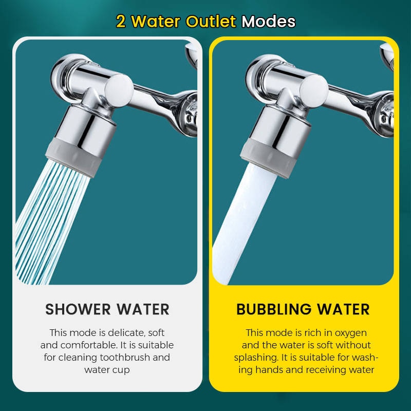 AquaFlex™ - 1080-Grad-Universal-Verlängerungshahn