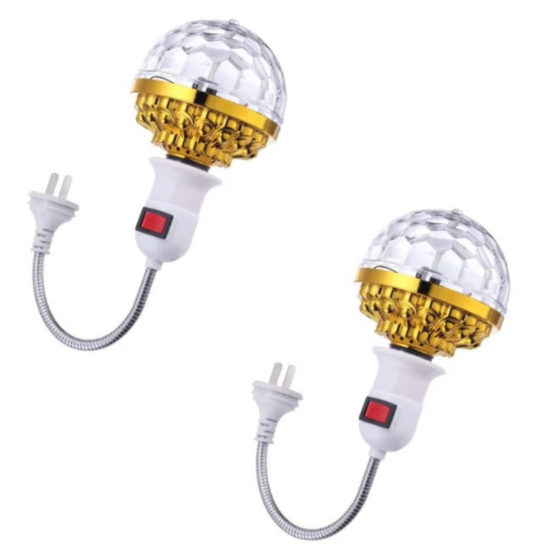 1+1 GRATIS | LumiBall™ Bunte rotierende LED-Disco-Lichtkugel