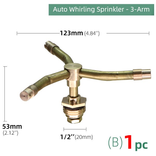 3/4 Arm Automatische Rotationsspritze™ - Effiziente Rasenbewässerung