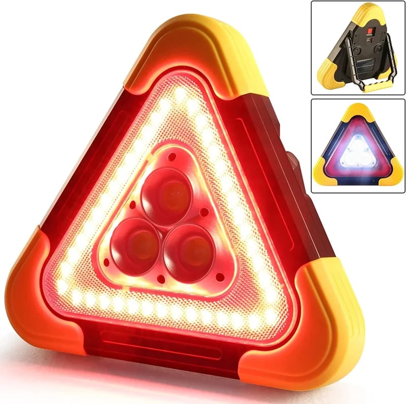 AlertBeam™ - 2-IN-1 Dreieckige Warnleuchte für Notfälle