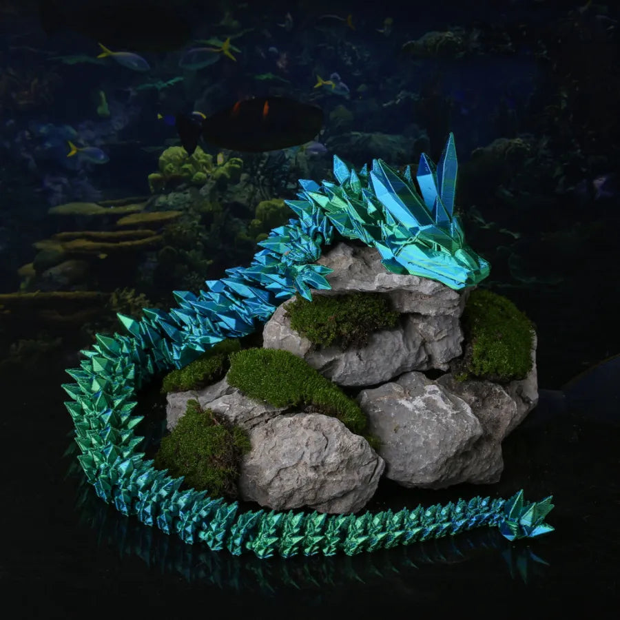 CrystalDragon™ - Dein interaktiver Drache für Spiel und Dekoration!
