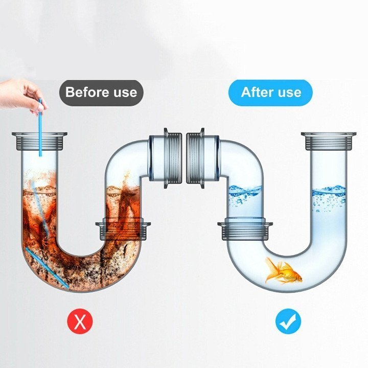 1+1 GRATIS | 12/set Pipe Cleaning Sticks™ — Mühelose monatliche Rohrreinigung für ein frisches, frei von Verstopfungen Zuhause