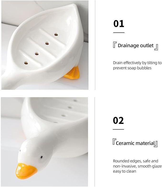 AquaQuack™ Seifenhalter — Seife doppelt so lange frisch halten mit verspieltem Charme