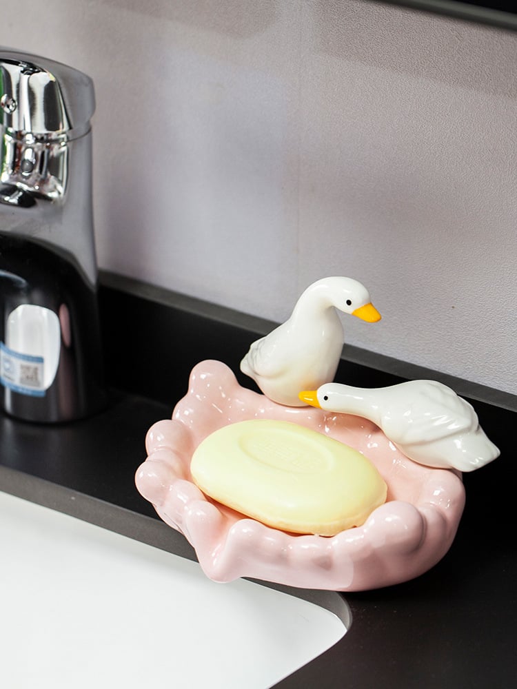 AquaQuack™ Seifenhalter — Seife doppelt so lange frisch halten mit verspieltem Charme