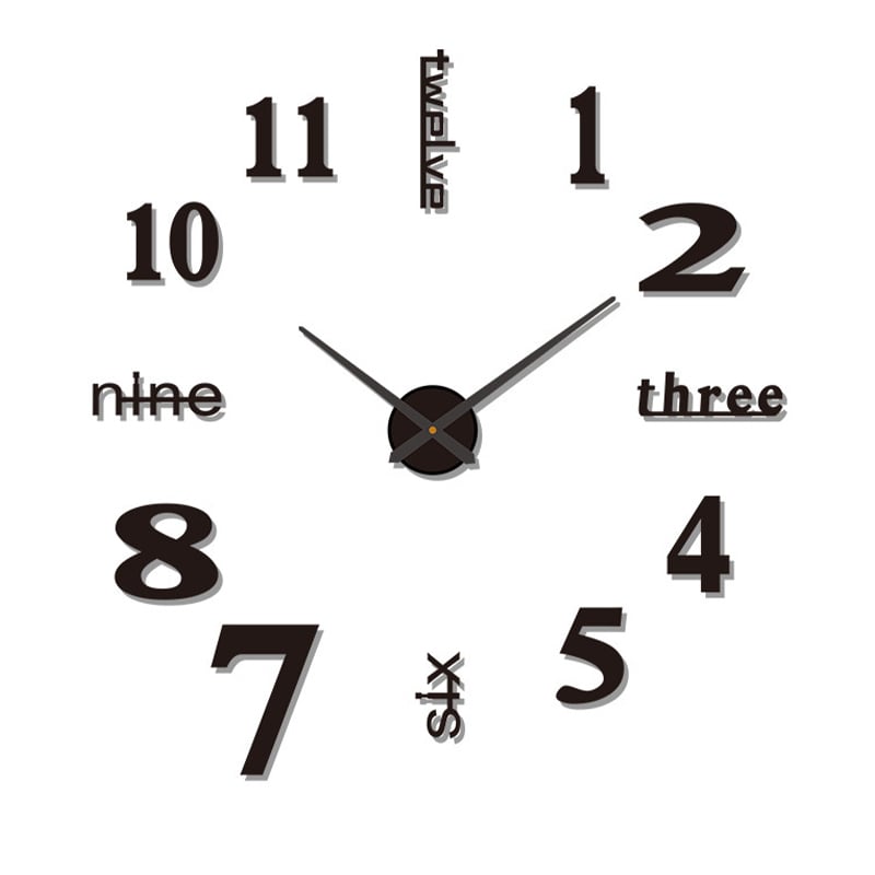 LucentAura™ 3D Wanduhr – Verwandeln Sie Ihr Zimmer mit stiller Eleganz und faszinierender Tiefe