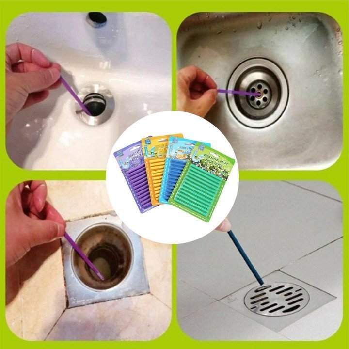 1+1 GRATIS | 12/set Pipe Cleaning Sticks™ — Mühelose monatliche Rohrreinigung für ein frisches, frei von Verstopfungen Zuhause
