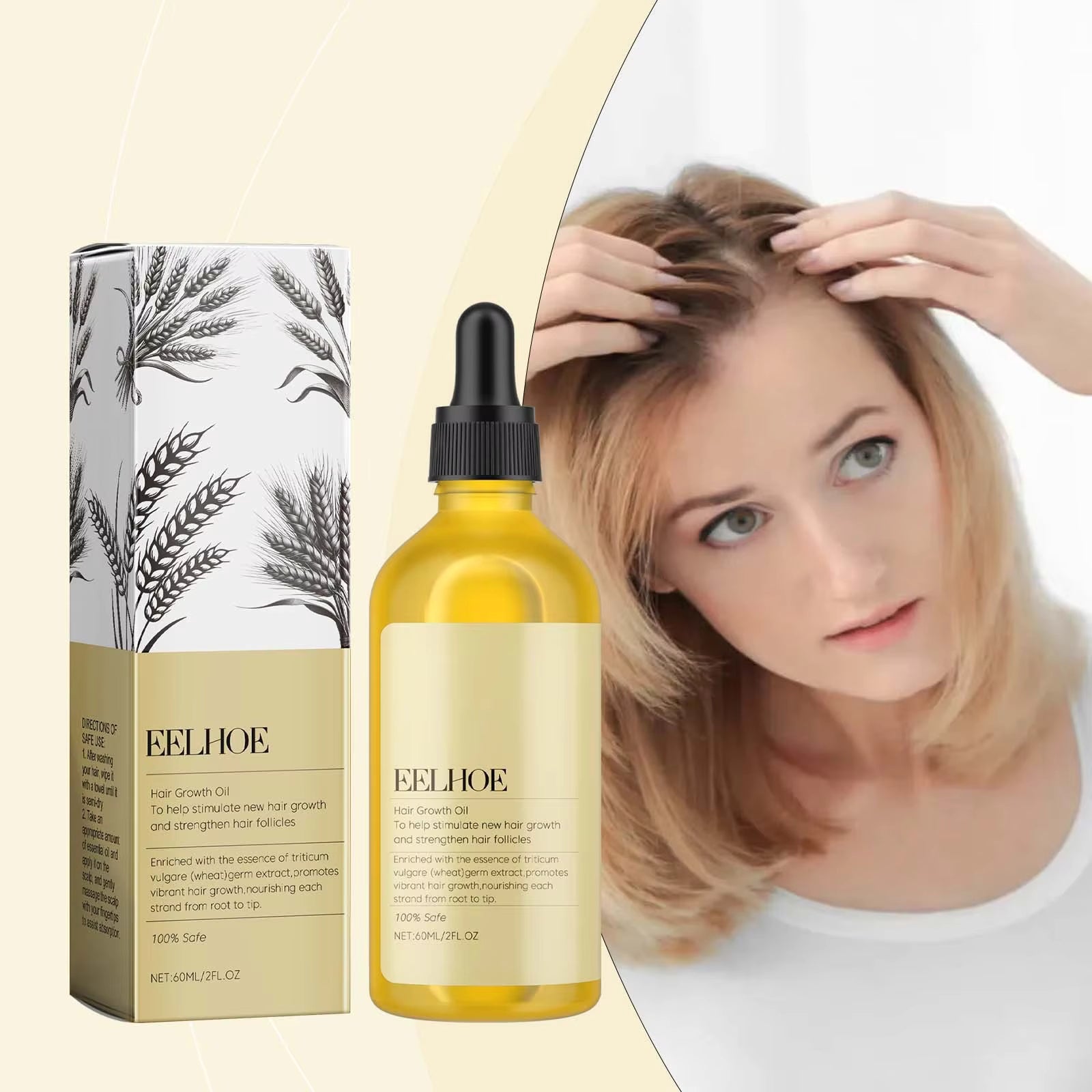 1+1 GRATIS | Natural Hair Oil™ – Verwandle dünnes Haar in üppige, widerstandsfähige Stärke