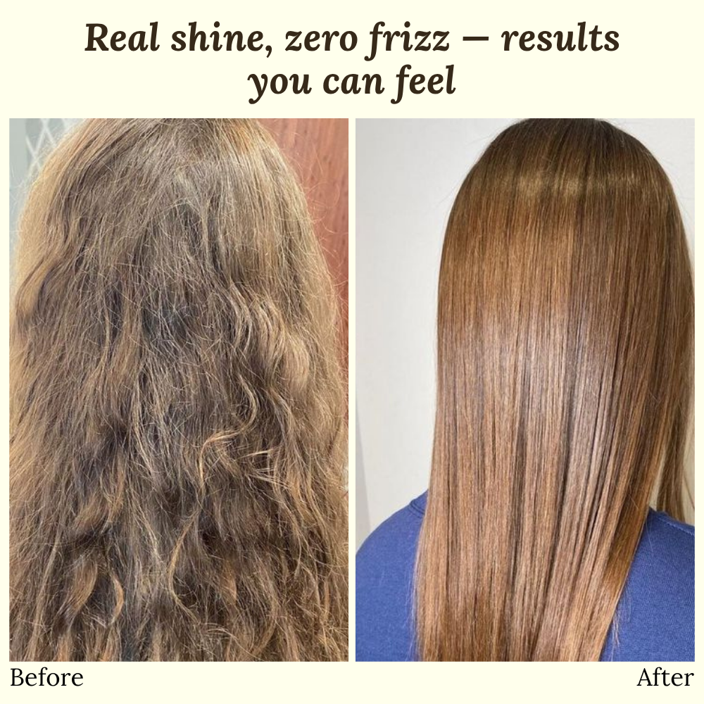 1+1 GRATIS | SilkNova™ — Verwandle Wildes Frizz in Sofort Seidiges, Auffälliges Haar