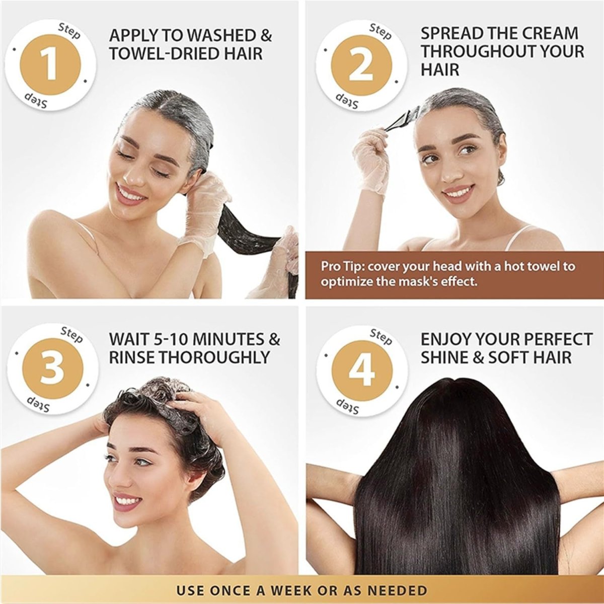 1+1 GRATIS | SilkNova™ — Verwandle Wildes Frizz in Sofort Seidiges, Auffälliges Haar