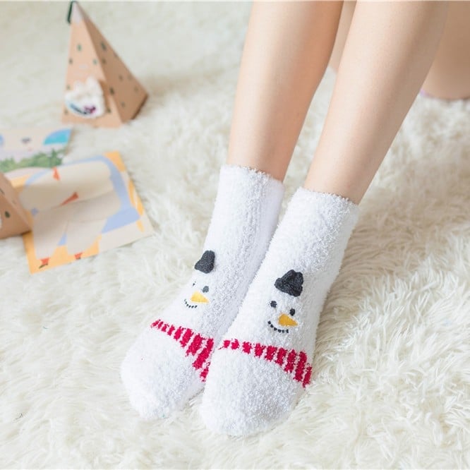 1+1 GRATIS | Frostine™ Stylische Socken für kuschelige Wintertage!