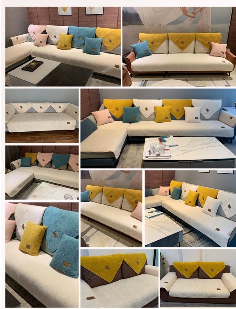 CloudNest™ — Umhülle dein Sofa mit wolkenweicher Sanftheit und unerschütterlichem Komfort