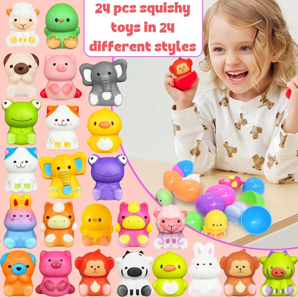 EggSquish™ - Squishy-Tierchen in bunten Überraschungseiern!
