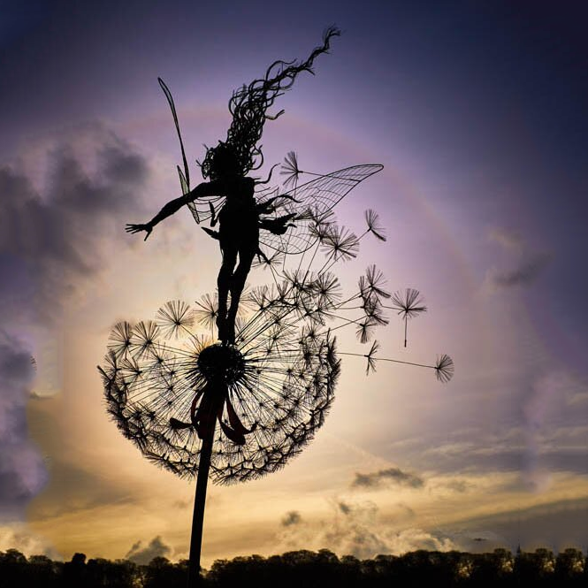 Celestara™ Feenskulptur – Schaffen Sie sofort eine harmonische Atmosphäre im Freien