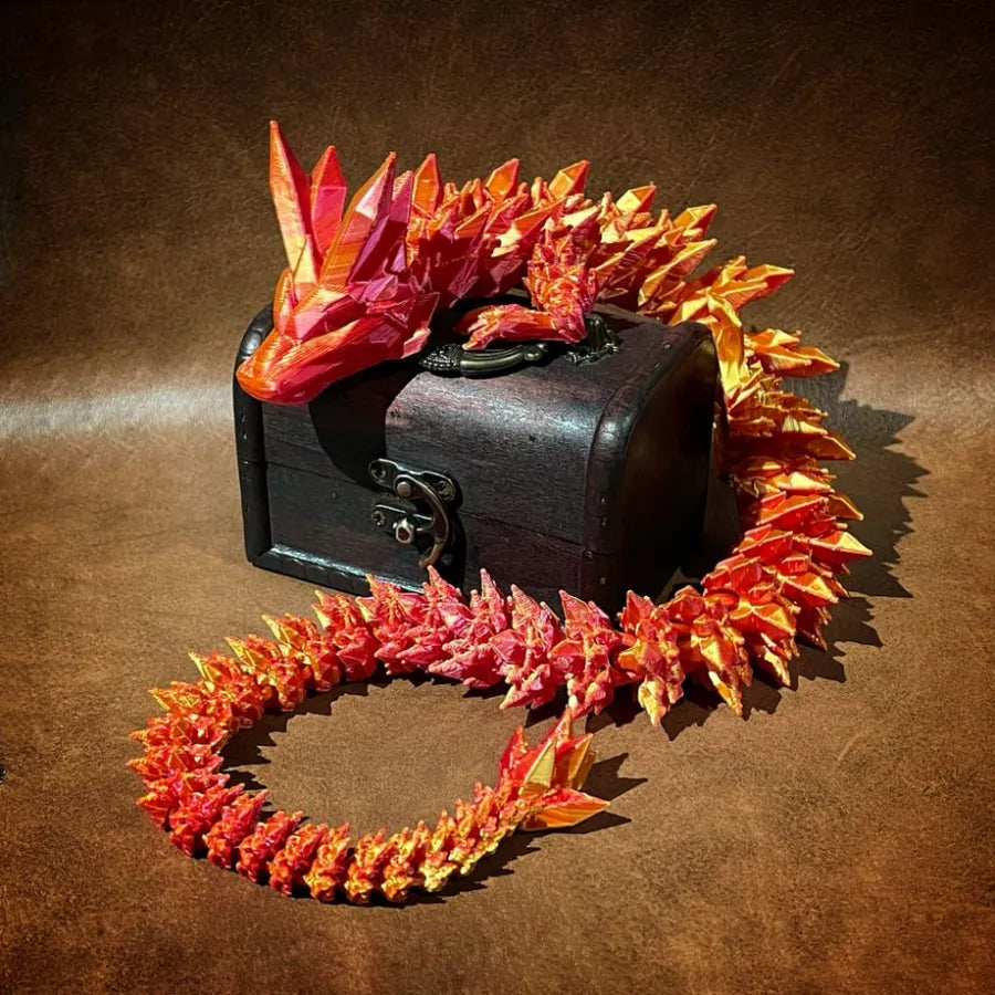 CrystalDragon™ - Dein interaktiver Drache für Spiel und Dekoration!