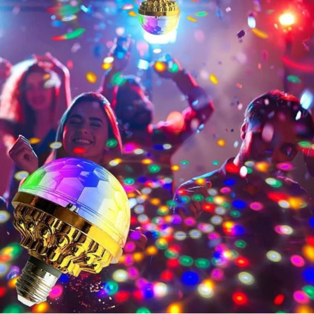 1+1 GRATIS | LumiBall™ Bunte rotierende LED-Disco-Lichtkugel