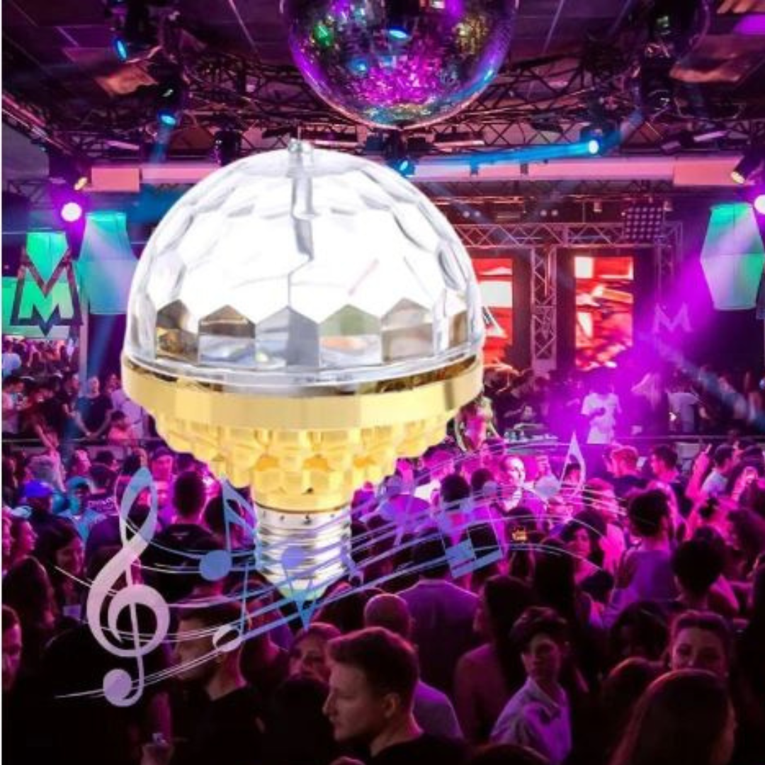 1+1 GRATIS | LumiBall™ Bunte rotierende LED-Disco-Lichtkugel