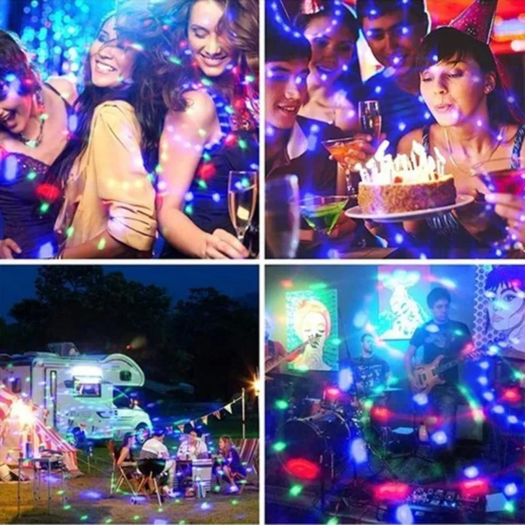 1+1 GRATIS | LumiBall™ Bunte rotierende LED-Disco-Lichtkugel