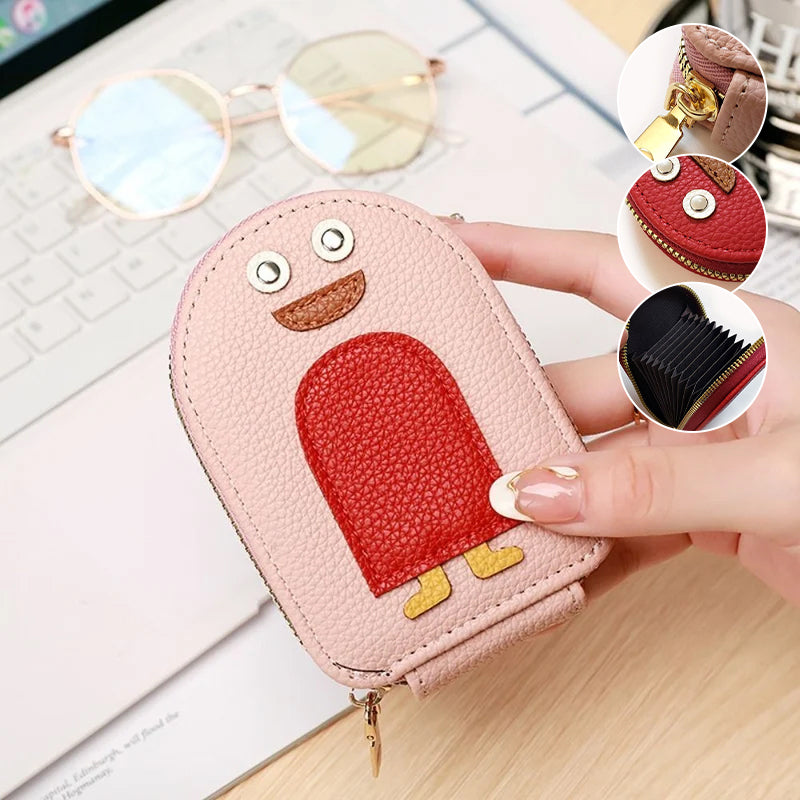 1+1 GRATIS | PinguWallet™ Niedliche Pinguine PU-Kreditkarteninhaber Brieftasche