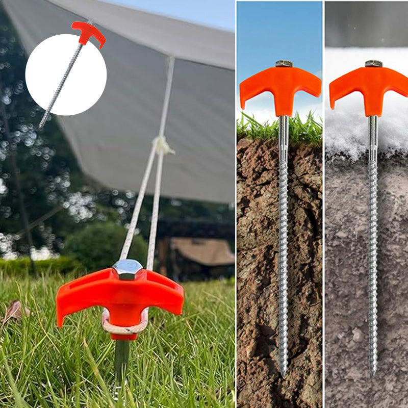 4+4 GRATIS | TwistPegs™ - Sichern Sie Ihr Zelt schnell