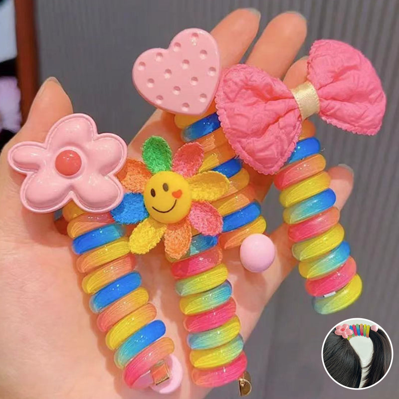 2+2 GRATIS | Twistlets™ Bunte Telefon-Draht-Haarbänder