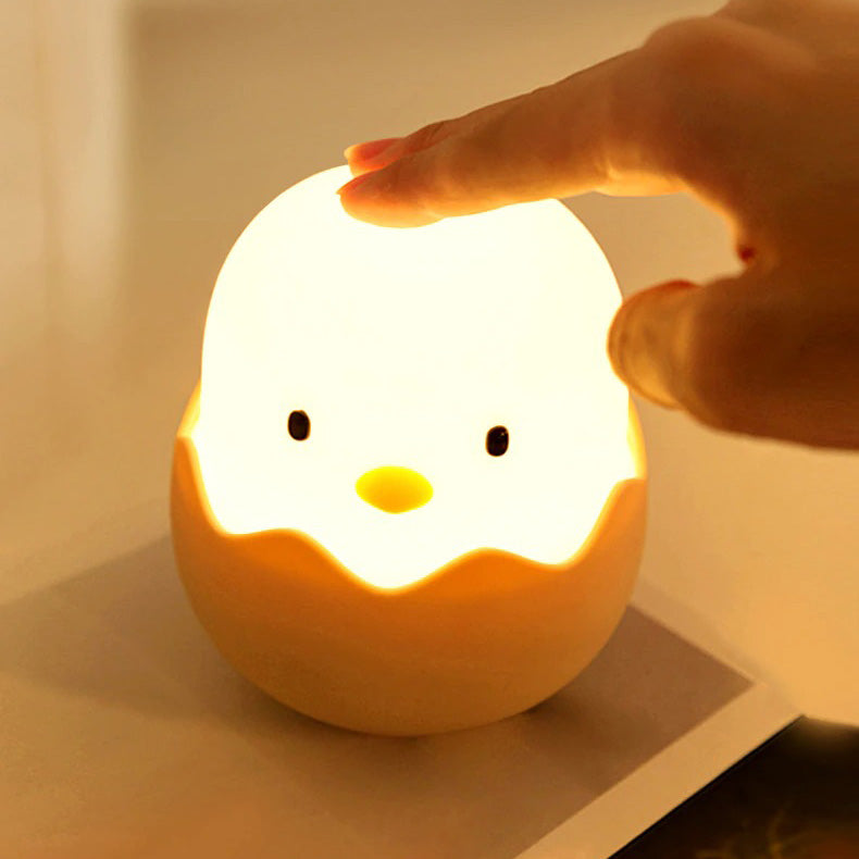 Eierförmige Nachttischlampe für Kinder