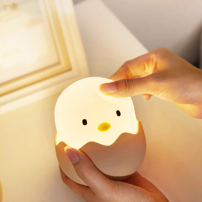 Eierförmige Nachttischlampe für Kinder
