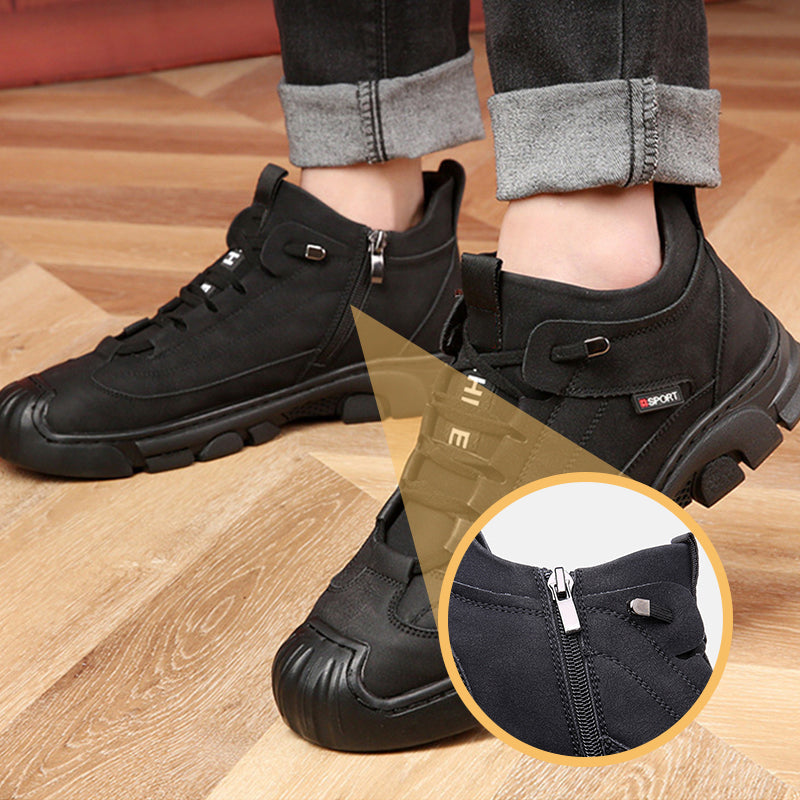 FurLux™ - Die Herren Leder Sneakers mit Kunstwollfütterung