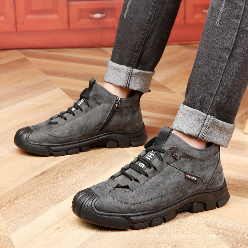 FurLux™ - Die Herren Leder Sneakers mit Kunstwollfütterung