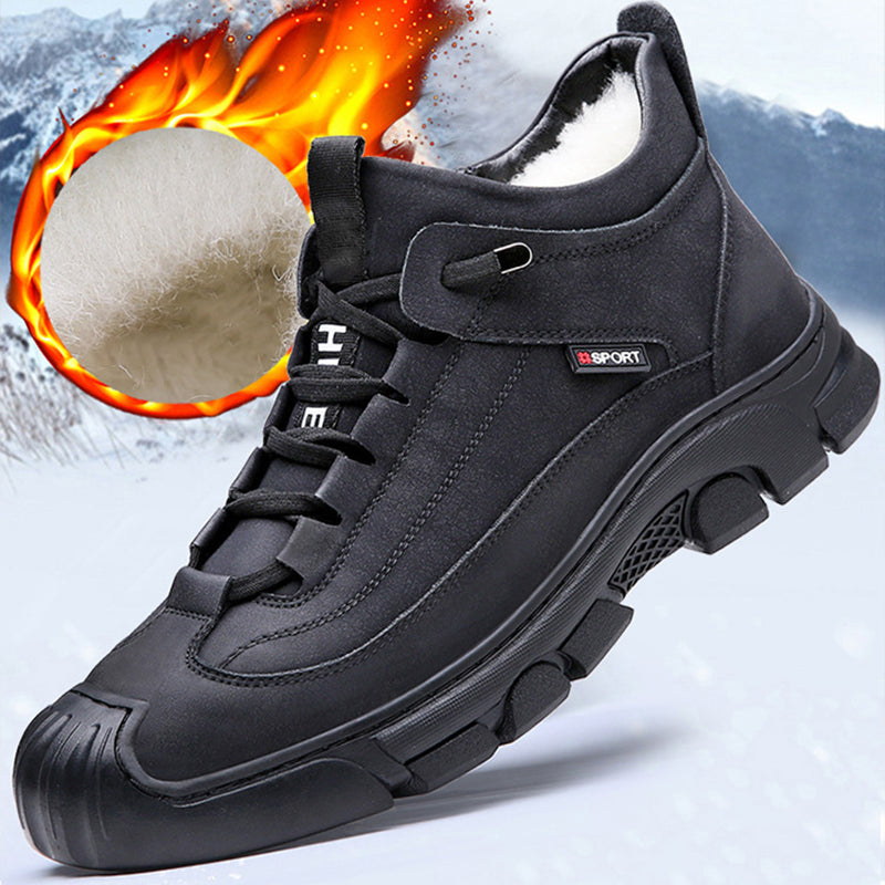 FurLux™ - Die Herren Leder Sneakers mit Kunstwollfütterung