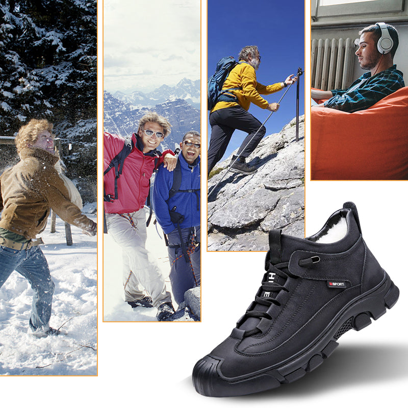 FurLux™ - Die Herren Leder Sneakers mit Kunstwollfütterung