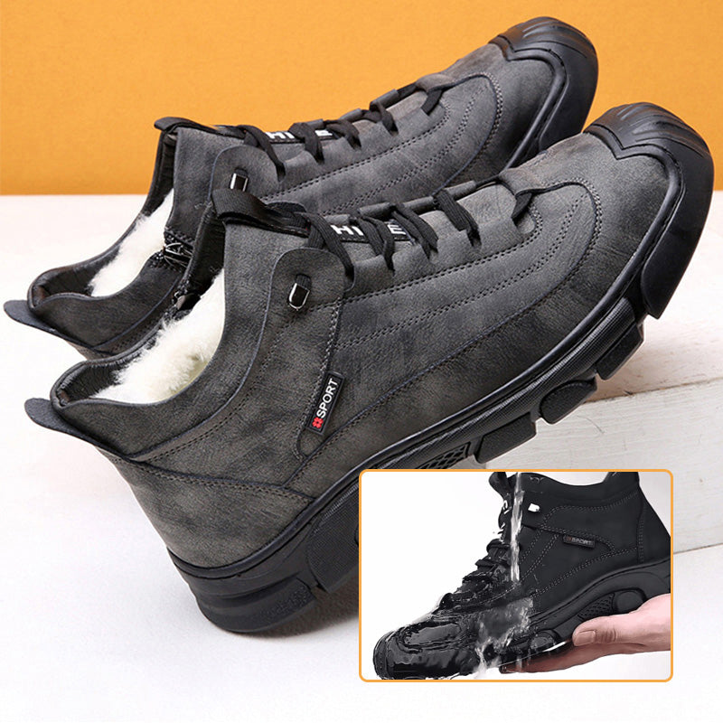 FurLux™ - Die Herren Leder Sneakers mit Kunstwollfütterung