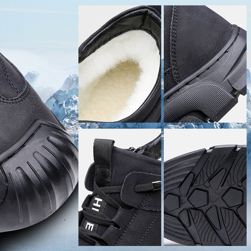 FurLux™ - Die Herren Leder Sneakers mit Kunstwollfütterung