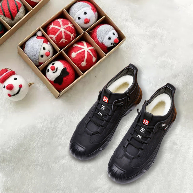 FurLux™ - Die Herren Leder Sneakers mit Kunstwollfütterung