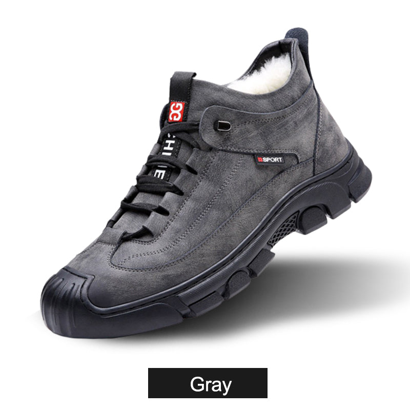 FurLux™ - Die Herren Leder Sneakers mit Kunstwollfütterung