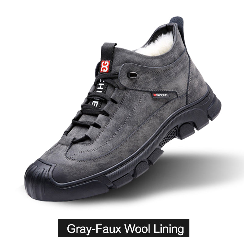 FurLux™ - Die Herren Leder Sneakers mit Kunstwollfütterung