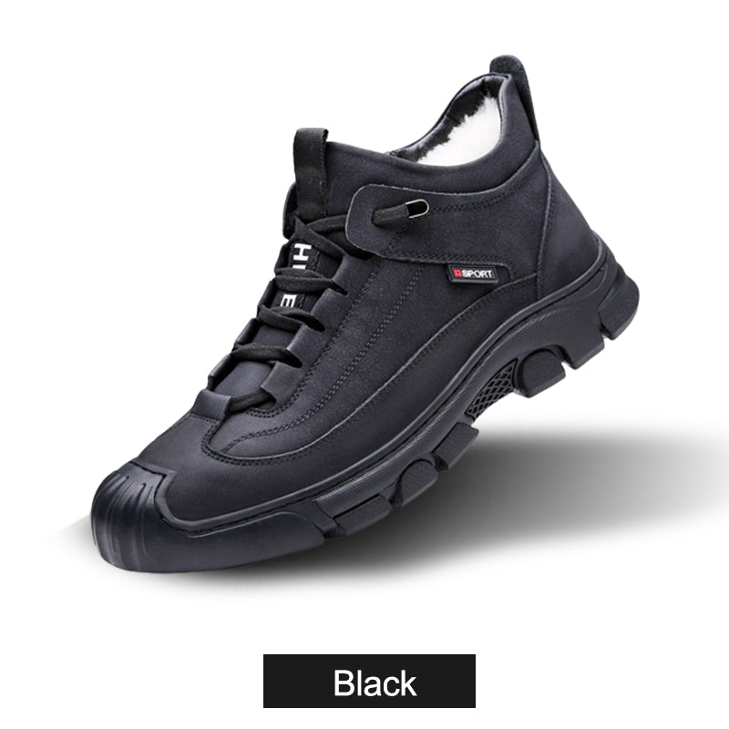 FurLux™ - Die Herren Leder Sneakers mit Kunstwollfütterung