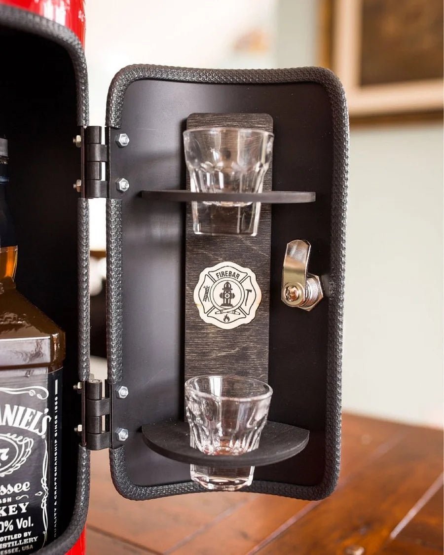 FireBar™ - Die außergewöhnliche Mini-Bar im Feuerlöscher-Look!
