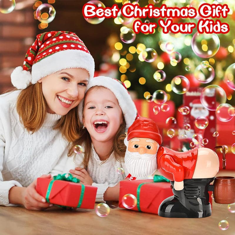 BubbleClaus™ - Lustige Weihnachtsmann Seifenblasenmaschine