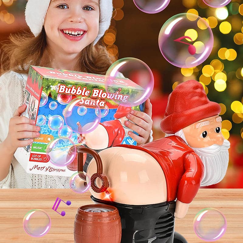 BubbleClaus™ - Lustige Weihnachtsmann Seifenblasenmaschine